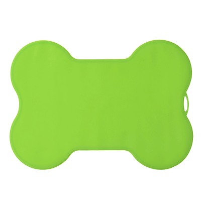 51*36.5cm Bone-shaped Pet Feeding Mat Silicone Non-slip Pet Dog Food Mat