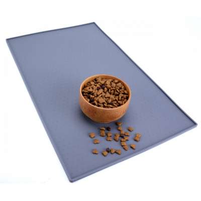 Large 60*40cm Silicone Pet Feeding Mat Dog Cat Dog Food Mat